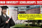 Jinan University Scholarships 2025