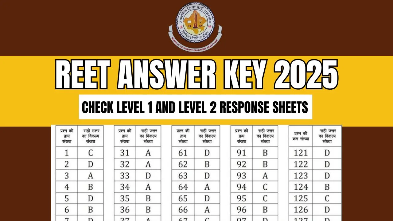 REET Answer Key 2025